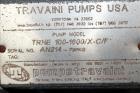 Used Travaini Vacuum System, Model TRW1000H-FR, Carbon Steel. Consisting of Travaini vacuum pump, model TRHE100-1600/X-C/F, serial #AN214-FDPKG, approximately 1000 CFM, 4