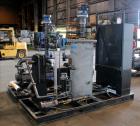 Used Travaini Vacuum System, Model TRW1000H-FR, Carbon Steel. Consisting of Travaini vacuum pump, model TRHE100-1600/X-C/F, serial #AC469-M0PXI, approximately 1000 CFM, 4