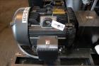 Used Travaini Vacuum System, Model TRW1000H-FR, Carbon Steel. Consisting of Travaini vacuum pump, model TRHE100-1600/X-C/F, serial #AC469-M0PXI, approximately 1000 CFM, 4