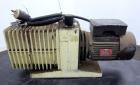 Used Varian Dual Stage Rotary Vane Vacuum Pump, Model SD-700, Part# 0424-P1241-301, Carbon Steel. Approximate 24 cfm. Driven by a 1.5hp, 1/60/115/230 volt, 1735 rpm motor.