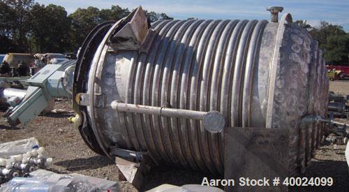 Used Alloy Fab Reactor, 2000 Gallon, Hastelloy C, Vertical. 78" diameter x 84" straight side, dished top and bottom. Internal rated 100 psi/fv at -300 to 450 deg.f., jacket rated 100 psi at -300 to 4...