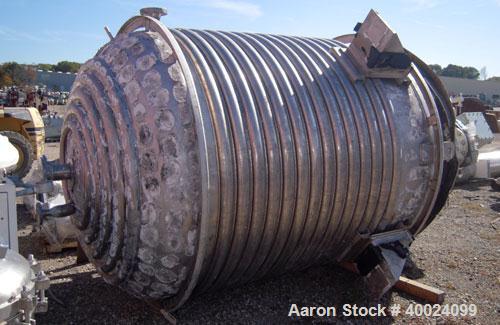 Used Alloy Fab Reactor, 2000 Gallon, Hastelloy C, Vertical. 78" diameter x 84" straight side, dished top and bottom. Internal rated 100 psi/fv at -300 to 450 deg.f., jacket rated 100 psi at -300 to 4...