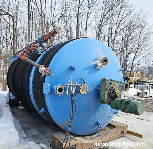 Used 8,000 Gallon Imprex Jacketed Tank Reactor – Carbon Steel, Lighnin Mixer, Insulated, Baffled