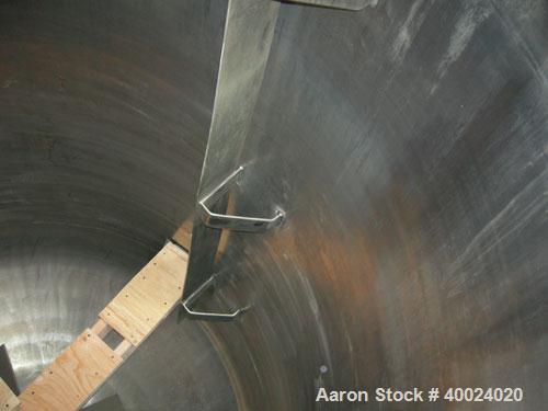 Used Alloy Fab Reactor, 2000 gallon, Hastelloy C22, vertical. 78" diameter x 84" straight side, 2:1  elliptical top and bottom. Internal rated 150 psi/fv at 450 deg.f., 316L stainless steel 3" 1/2 pi...