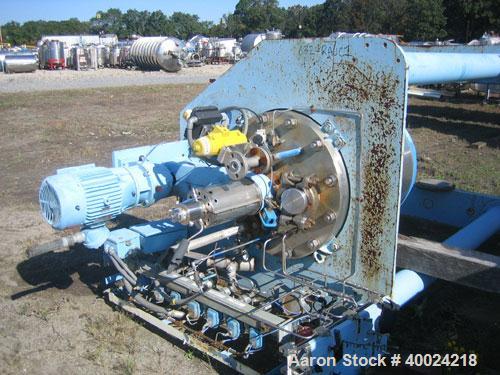 Used Autoclave Engineers Reactor, 50 Gallon, Hastelloy C276, Vertical. Approximately 24" diameter x 24" straight side, flat bolt on top, 2:1 elliptical bottom. Internal rated 400 PSI/FV at 350 Degree...
