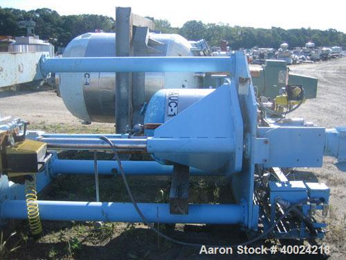 Used Autoclave Engineers Reactor, 50 Gallon, Hastelloy C276, Vertical. Approximately 24" diameter x 24" straight side, flat bolt on top, 2:1 elliptical bottom. Internal rated 400 PSI/FV at 350 Degree...