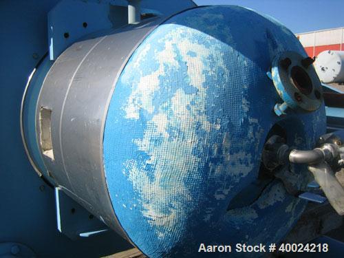 Used Autoclave Engineers Reactor, 50 Gallon, Hastelloy C276, Vertical. Approximately 24" diameter x 24" straight side, flat bolt on top, 2:1 elliptical bottom. Internal rated 400 PSI/FV at 350 Degree...