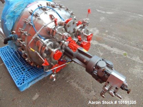 Used Approximately 100 Gallon Hastelloy Vertical Reactor