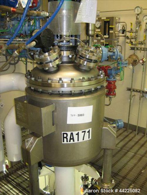 Used DCI Reactor, 50 Gallon, C276 Hastelloy. Bolt-on dished top, dished bottom. Internal rated 150 psi and full vacuum at 366 degrees F, jacket rated 150 psi and full vacuum at 366 degrees F. Lightni...