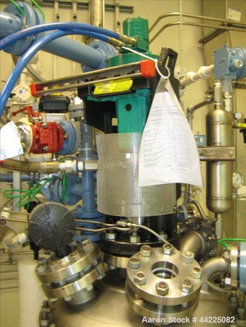 Used DCI Reactor, 50 Gallon, C276 Hastelloy. Bolt-on dished top, dished bottom. Internal rated 150 psi and full vacuum at 366 degrees F, jacket rated 150 psi and full vacuum at 366 degrees F. Lightni...