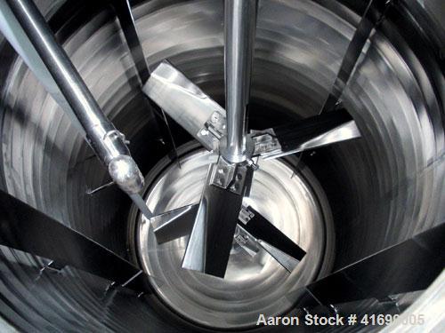 Used Feldmeier Reactor, 2500 Gallon, Hastelloy C22, Vertical. 71-3/4" diameter x 143" straight side, dished top and bottom. Mechanically polished to 180 grit finished internal rated 50 psi/FV at 350 ...