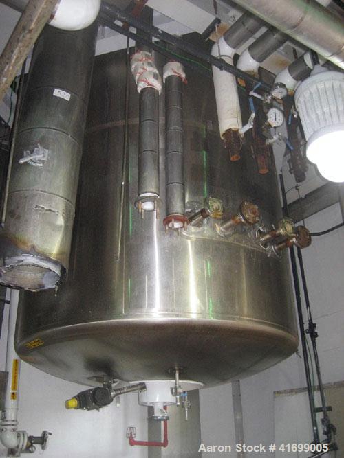Used Feldmeier Reactor, 2500 Gallon, Hastelloy C22, Vertical. 71-3/4" diameter x 143" straight side, dished top and bottom. Mechanically polished to 180 grit finished internal rated 50 psi/FV at 350 ...