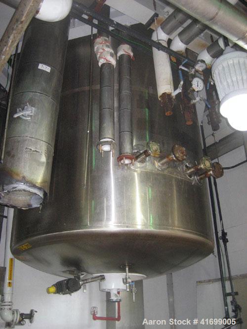 Used- Feldmeier Reactor, 2500 Gallon, Hastelloy C22, Vertical. 71-3/4" diameter x 143" straight side, dished top and bottom....