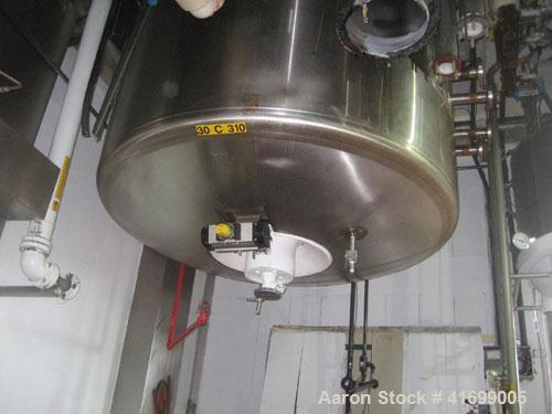 Used Feldmeier Reactor, 2500 Gallon, Hastelloy C22, Vertical. 71-3/4" diameter x 143" straight side, dished top and bottom. Mechanically polished to 180 grit finished internal rated 50 psi/FV at 350 ...