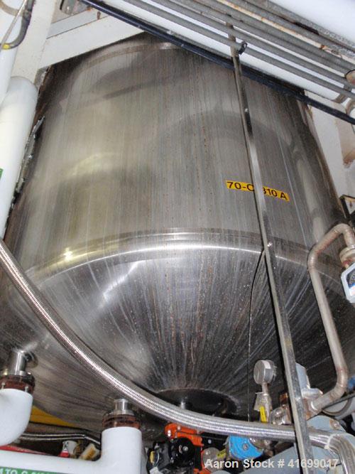 Used Feldmeier Reactor, 2000 Gallon, Hastelloy C22, vertical. 78" diameter x 100" straight side, dished top and bottom. Internal rated 100 psi/FV at 302 deg F and -20 feg F at 100/FV. Jacket rated 15...