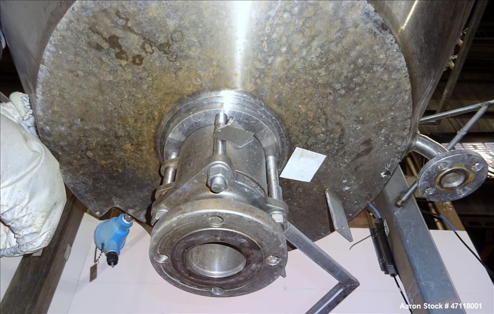 Used Feldmeier Reactor, 250 Gallon, Hastelloy C-276, Vertical.
