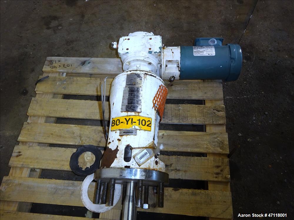 Used Feldmeier Reactor, 250 Gallon, Hastelloy C-276, Vertical.