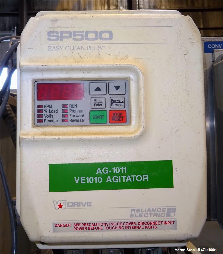 Used Feldmeier Reactor, 250 Gallon, Hastelloy C-276, Vertical.