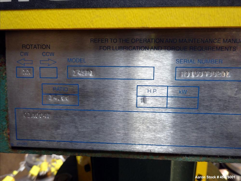 Used 2056 Gallon Vertical Nickel Reactor/Mix Tank, Model 14SP1