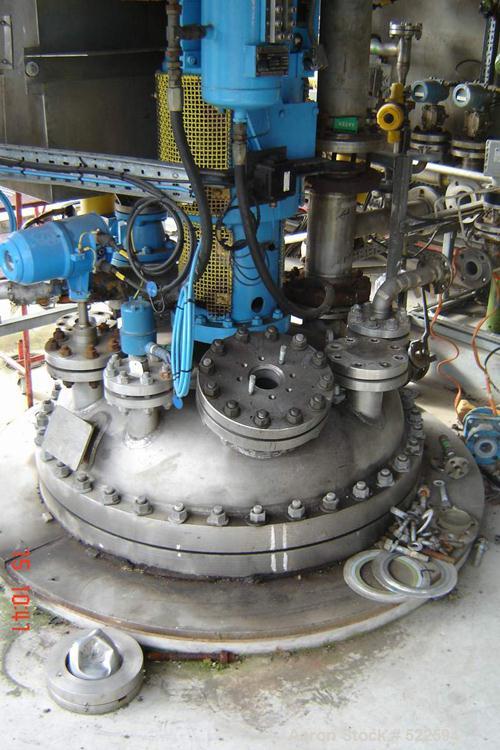 USED: Langfield Ltd reactor. Material of construction is Hastelloy C on product contact parts. Working capacity 240 gallon (1000 liter). Stainless steel jacket. Inside rated for 90 psi (6 bar) and fu...