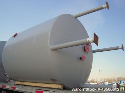 Unused- Mueller Reactor, 2,500 Gallon, Model "F", SA-516 GR 70 Carbon Steel, Vertical. 90" diameter x 84" straight side, 2:1 elliptical top and bottom. Internal rated 30 psi at 600 deg F and -20 deg ...
