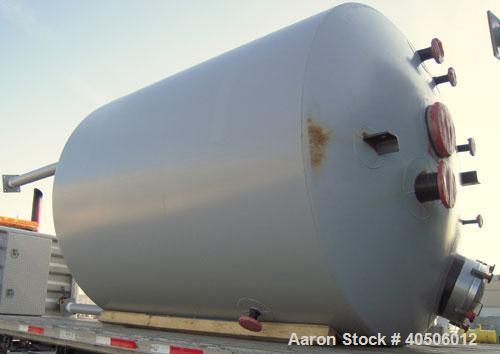 Unused- Mueller Reactor, 2,500 Gallon, Model "F", SA-516 GR 70 Carbon Steel, Vertical. 90" diameter x 84" straight side, 2:1...