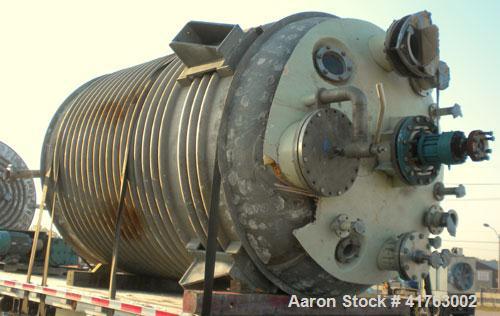 Used Mueller Reactor, 3000 Gallon, Model F, Hastelloy C-276, Vertical. 84’’ diameter x 111’’ straight side, 2 to 1 elliptical top and bottom. Internal rated 100/FV psi at 450 deg F and –20 deg F at 1...