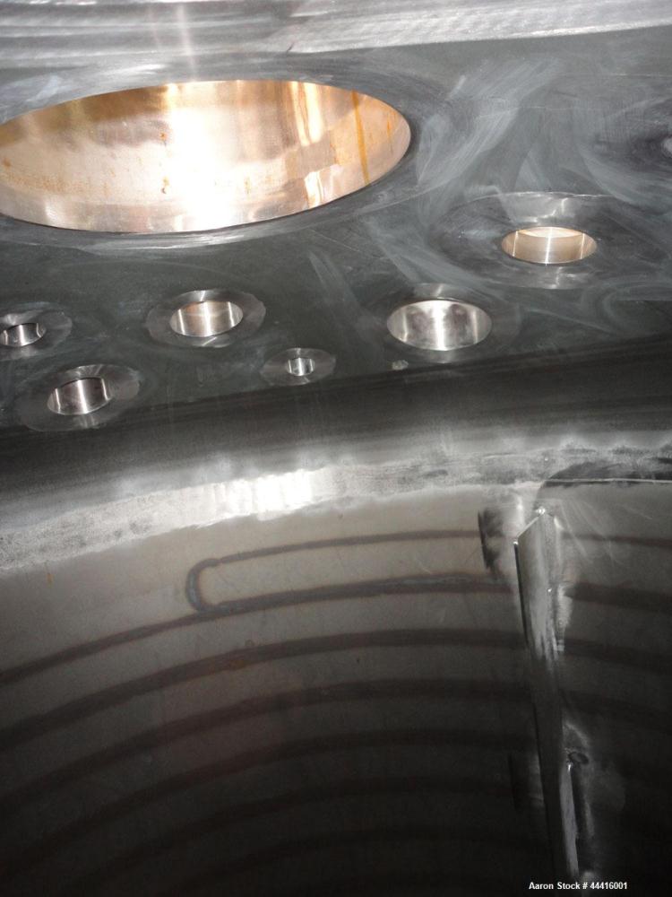 Unused- Holloway America Reactor, 1000 Gallon, Hastelloy C-276, Vertical. Approximate 62” Diameter x 70” straight side, dished top and bottom. Internal rated 60 psi at -76 to 500 degrees F, 304L Stai...
