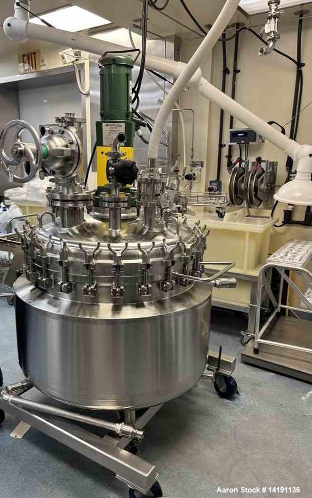 Used Northland Stainless 100 Gallon Hastelloy C-276 Reactor – 100 PSI, Jacketed, Caster Mounted, 2006