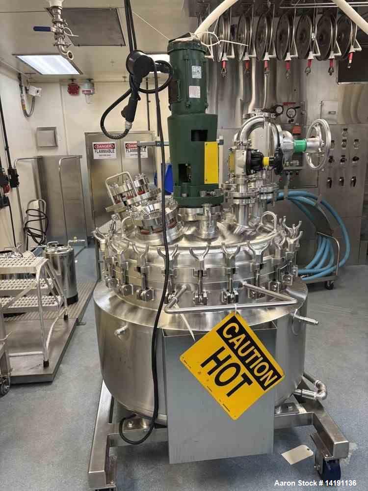 Used Northland Stainless 100 Gallon Hastelloy C-276 Reactor – 100 PSI, Jacketed, Caster Mounted, 2006