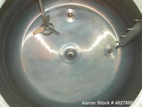 Used: Northland Stainless reactor, 150 gallon, Hastelloy C 276.  Approximately 42" diameter x 21" straight side. Dished top and  bottom. Internal rated fv/150 psi at 365 deg F, 316L stainless steel j...