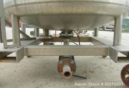 Used: Northland Stainless reactor, 150 gallon, Hastelloy C 276.  Approximately 42" diameter x 21" straight side. Dished top and  bottom. Internal rated fv/150 psi at 365 deg F, 316L stainless steel j...