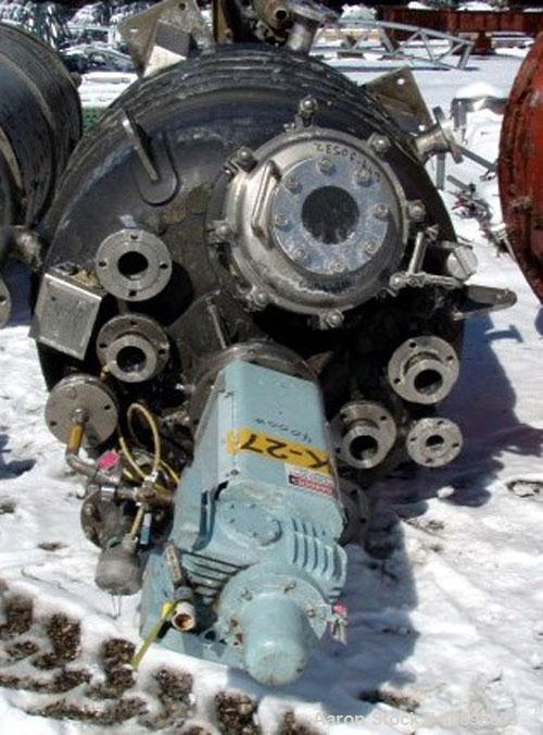 Used Northland Stainless Reactor, 350 Gallon, Hastelloy C22, Vertical. 48' diameter x 37" straight side, 2:1 elliptical top and bottom. Internal rated 100 psi and full vacuum at 450 deg F, 316L stain...