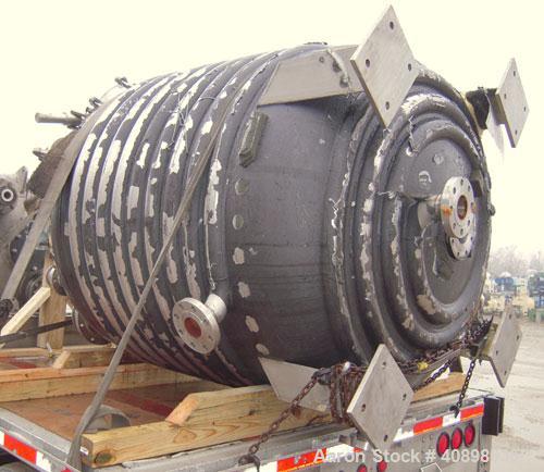 Used Northland Stainless Reactor, 700 gallon, Hastelloy C22, vertical. 60'' diameter x 48'' straight side, 2:1 elliptical top and bottom. Internal rated 100 psi and full vacuum at 450 deg F, 316L sta...