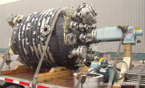Used Northland Stainless Reactor, 700 gallon, Hastelloy C22, vertical. 60'' diameter x 48'' straight side, 2:1 elliptical top and bottom. Internal rated 100 psi and full vacuum at 450 deg F, 316L sta...