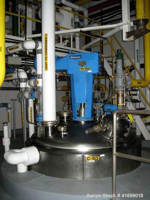 Used Northland Stainless Reactor, 3000 gallon, Hastelloy C22, vertical. 80" diameter x 138" straight side, dished top and bottom. Internal rated FV/50 psi at 350 deg F and -20 deg F at FV/50 psi. Jac...
