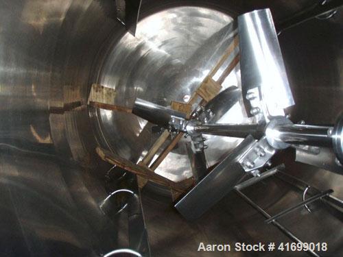 Used Northland Stainless Reactor, 3000 gallon, Hastelloy C22, vertical. 80" diameter x 138" straight side, dished top and bottom. Internal rated FV/50 psi at 350 deg F and -20 deg F at FV/50 psi. Jac...