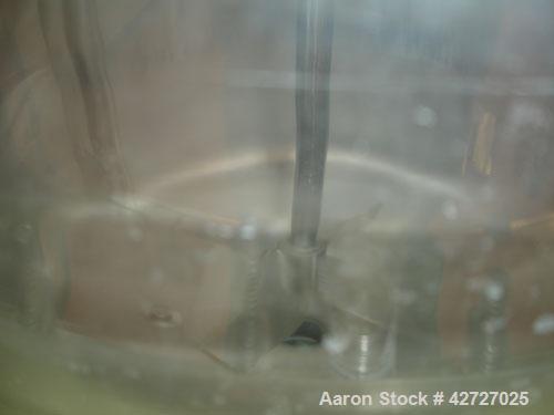 Used Northland Stainless Reactor Train, 50 Liter (13.2 Gallon). With 50 liter Hastelloy C22 reactor, removable dish top, dish bottom, intermediate QVF glass mid section, rated 150 psi and full vacuum...