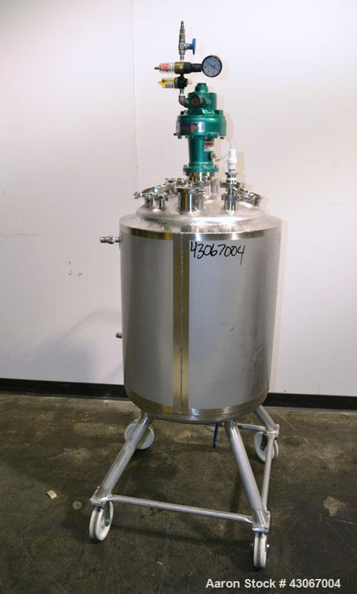 Used Northland Stainless Reactor, 30 Gallon, Hastelloy C-22, Vertical. Approximately 18’’ diameter x 25’’ straight side, dished top and bottom. Internal rated FV/125 psi at -20 to 302 degrees F, 316L...