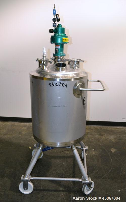 Used Northland Stainless Reactor, 30 Gallon, Hastelloy C-22, Vertical. Approximately 18’’ diameter x 25’’ straight side, dished top and bottom. Internal rated FV/125 psi at -20 to 302 degrees F, 316L...