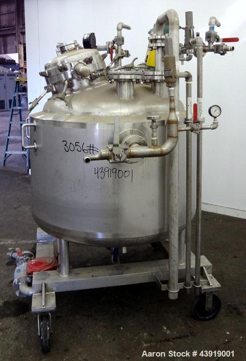 Used Northland Stainless Reactor, 150 Gallon, Hastelloy C-276.  Approximately 42" diameter x 21" straight side.  Dished top and bottom.  Internal dual rated for full vacuum/150 psi at -20 to 400 degr...