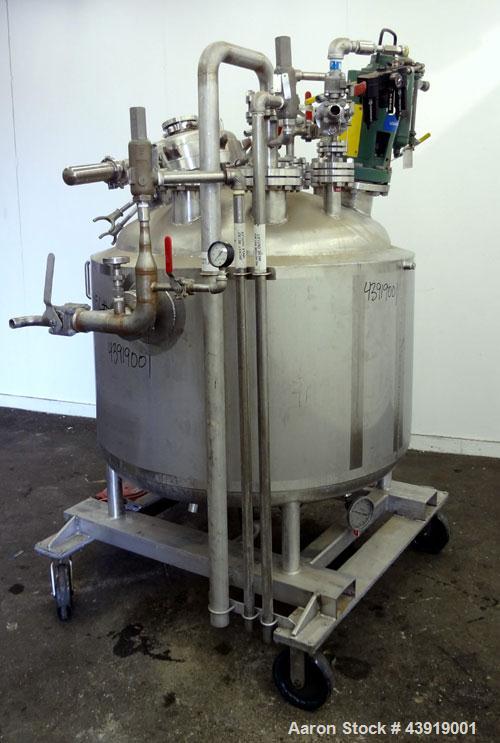 Used Northland Stainless Reactor, 150 Gallon, Hastelloy C-276.  Approximately 42" diameter x 21" straight side.  Dished top and bottom.  Internal dual rated for full vacuum/150 psi at -20 to 400 degr...