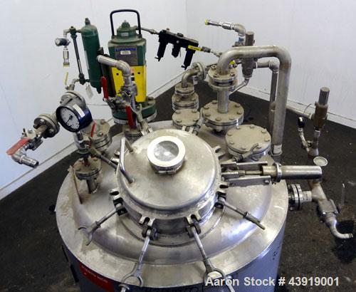 Used Northland Stainless Reactor, 150 Gallon, Hastelloy C-276.  Approximately 42" diameter x 21" straight side.  Dished top and bottom.  Internal dual rated for full vacuum/150 psi at -20 to 400 degr...