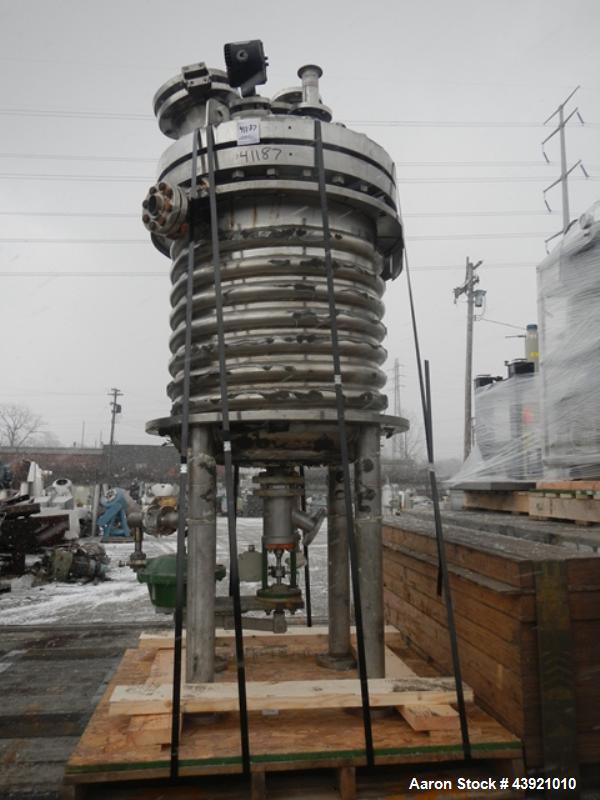 Used Northland Stainless Reactor, 150 Gallon. Hastelloy C275 construction, approximate 30" x 30" straight side. Internal rated 150 psi & Full Vacuum -155 to 350 degrees F, 304L stainless steel ½ pipe...