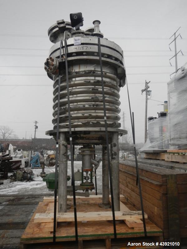 Used- Northland Stainless Reactor, 150 Gallon. Hastelloy C275 construction, approximate 30" x 30" straight side. Internal ra...