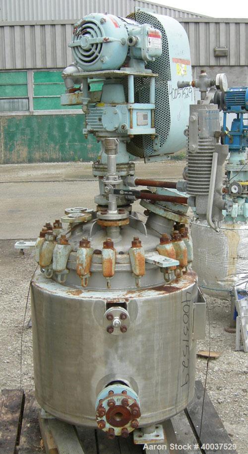 Used 30 Gallon Pfaudler Reactor, Model 30-150-120-JOW