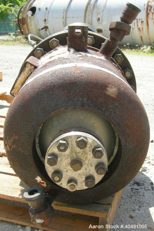Used Pfaudler Reactor, 15 Gallon, Hastelloy B-2, vertical. Approximately 13" diameter x 22" straight side. Dished bolt on top, dish bottom. Internal rated 450/FV psi at 650 deg F, carbon steel jacket...