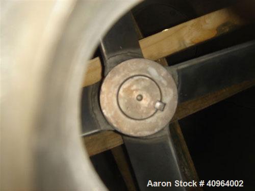 Used Pfaudler Reactor, 300 Gallon, Hastelloy C-276, Vertical. Approximately 40" diameter x 36" straight side. 2 to 1 elliptical top and bottom. Internal rated 100/fv psi at 350 deg f, 304 stainless s...