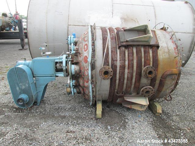Used Pfaudler Reactor, 500 Gallon, Hastelloy C276. Approximately 54" diameter x 51" straight side, semi elliptical top and bottom. Internal rated 75 psi & Full Vacuum at 450 degrees F. 1/2 Pipe coil ...