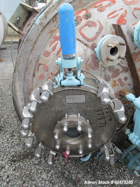 Used Pfaudler Reactor, 500 Gallon, Hastelloy C276. Approximately 54" diameter x 51" straight side, semi elliptical top and bottom. Internal rated 75 psi & Full Vacuum at 450 degrees F. 1/2 Pipe coil ...